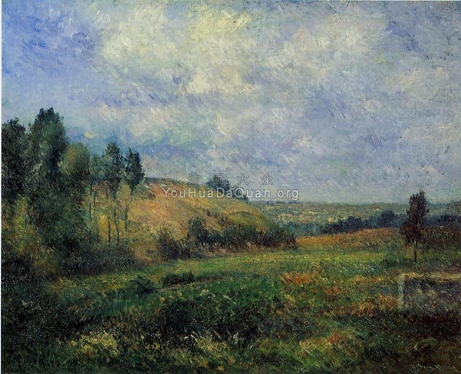 Landscape, near Pontoise - 卡米耶·毕沙罗